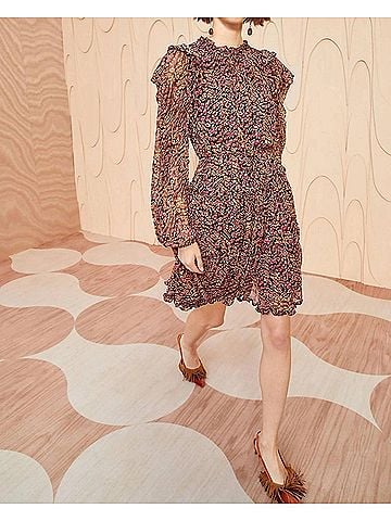 Ulla Johnson Gaelle Dress in Pomegranate (view 2)