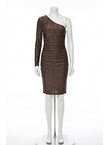 Bishop + Young Life Of The Party Dress in Rose Metallic (view 1)