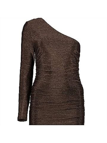 Bishop + Young Life Of The Party Dress in Rose Metallic (view 2)