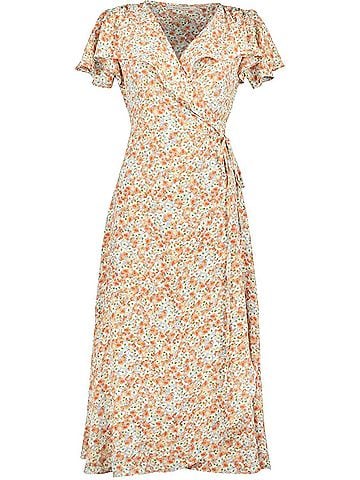 Bishop + Young Bright Ideas Tara Wrap Dress in Bright Side Print (view 2)
