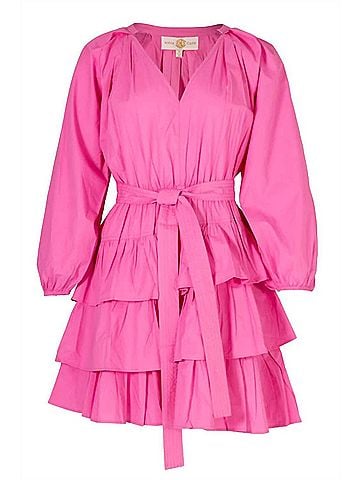 Anna Cate Caroline Dress in Orchid Poplin (view 1)