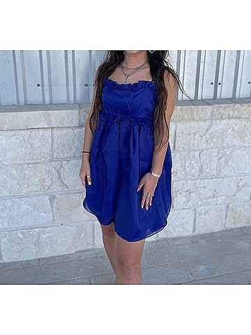 Bibi Fairy Tulle Dress in Blue (view 2)