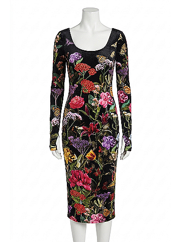 Alice + Olivia Delora Scoop Neck in Secret Garden (view 1)