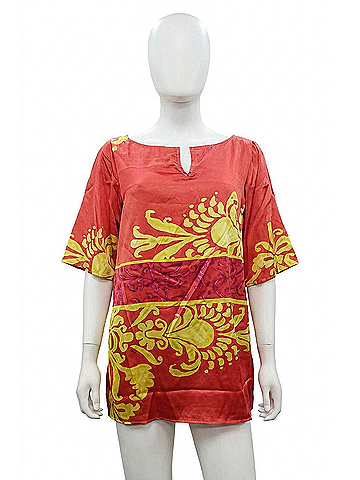 Hale Bob Women's Printed Silk Dress in Tl09 (view 1)