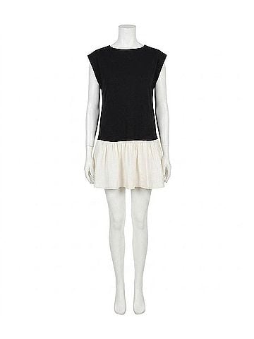 Free People Enya Mini Dress in Black Combo (view 1)