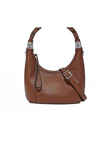 Brighton Shelby Small Hobo Bag in Bourbon (view 1)