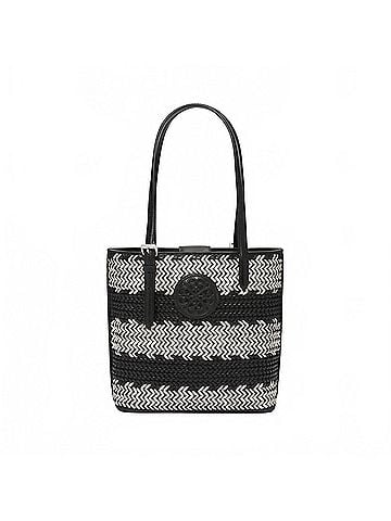 Brighton Ferrara Strata Tote in Black-White (view 1)