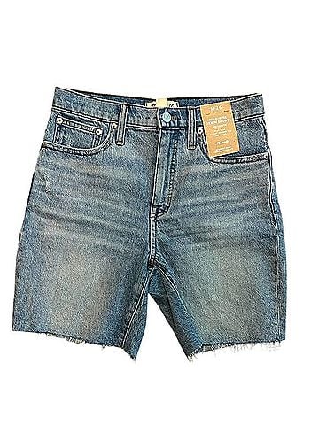 Madewell High-Rise Denim Bermuda Shorts Casual Pants (view 1)
