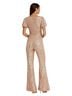 Mac Duggal 100% Polyester Solid Pink Gold Jumpsuit Size 4 - photo 2