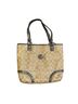 Coach Print Brown Leather Tote One size - photo 1