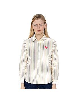 Kerri Rosenthal Shrunken Pia Shirt Long Sleeve T-Shirt (view 1)