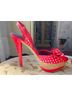 Nine West Polka Dots Red Heels Size 6 1/2 - photo 6