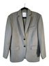 Anine Bing 100% Wool 57% Polyester 43% Viscose Green Gray Blazer Size S - photo 1