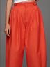 Anthropologie Red Orange Track Pants Size 4 - photo 3