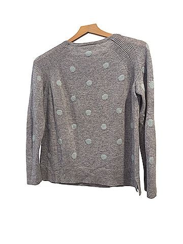 Claudia Nichole Cashmere Cozy Polka Dot Crewneck Sweater Cashmere Pullover Sweater (view 2)