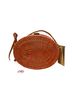 Collection 18 100% Raffia 100% Polyester Orange White Crossbody Bag One size - photo 1