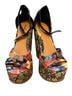 Mia Tropical Multi Color Wedges Size 8 - photo 1