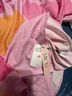 Mica 100% Polyester Floral Pink Gold Casual Skirt Size M - photo 3
