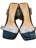 Schutz Black Silver Heels Size 6 1/2 - photo 1