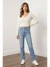 Astr White Pullover Sweater Size M - photo 4