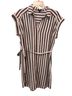 Express Stripes White Black Casual Dress Size L - photo 1