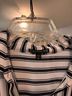 Express Stripes White Black Casual Dress Size L - photo 3
