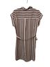 Express Stripes White Black Casual Dress Size L - photo 2