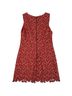 Alice + Olivia 100% Polyester 94% Polyester 6% Elastane Floral Red Casual Dress Size 10 - photo 2