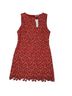 Alice + Olivia 100% Polyester 94% Polyester 6% Elastane Floral Red Casual Dress Size 10 - photo 1
