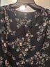Mossimo Floral Black Romper Size L - photo 3