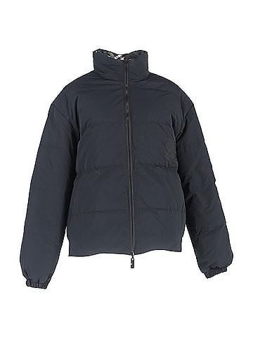 Burberry Burberry Check Puffer Jacket in Black Nylon (view 1)