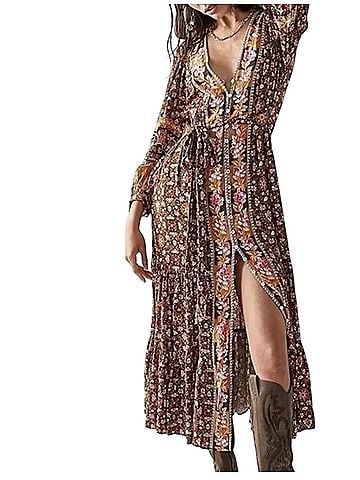 Spell Madame Peacock Casual Dress (view 1)