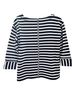 Talbots Stripes Blue White Long Sleeve Top Size M (petite) - photo 2
