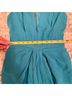 Thakoon 73% Acetate 27% Viscose 100% Silk Blue Cocktail Dress Size 4 - photo 8