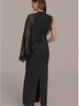 Donna Karan Active Black Cocktail Dress Size 8 - photo 5