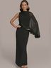 Donna Karan Active Black Cocktail Dress Size 8 - photo 3
