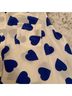 Equipment 100% Silk Hearts Blue White Sleeveless Blouse Size S - photo 4