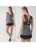 Lululemon Athletica Stripes Gray Black Tank Top Size 6 - photo 8