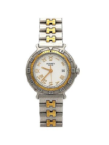 Hermès Hermes Captain Nemo Combination Stainless Steel x Gold-Plated Quartz Watch (view 1)