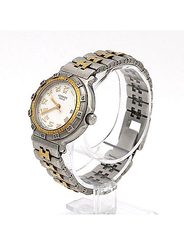 Hermès Hermes Captain Nemo Combination Stainless Steel x Gold-Plated Quartz Watch (view 2)