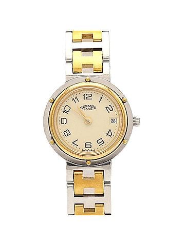 Hermès Hermes Clipper Combination SSxGP Quartz Watch (view 1)