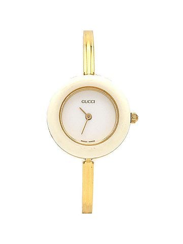 Gucci Gucci Change Ring GP Medium Size 11 12.2 Quartz Watch (view 1)