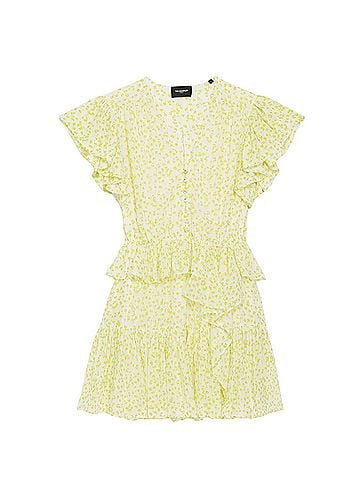 The Kooples The Kooples White And Yellow Shoty Dress  Casual Dress (view 1)