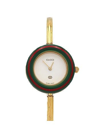 Gucci Gucci Change Ring GP Size M 1100-L Quartz Watch (view 1)