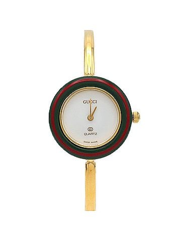 Gucci Gucci Change Ring GP Size M 1100-L Quartz Watch (view 1)