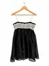 Sugar Thrillz 100% Polyester Floral Black White Casual Dress Size S - photo 3