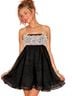 Sugar Thrillz 100% Polyester Floral Black White Casual Dress Size S - photo 1