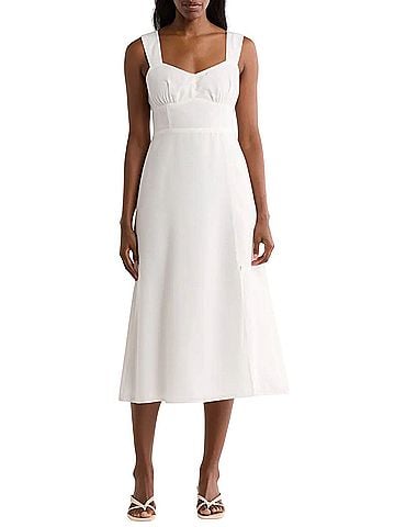 Vince Camuto Vince Camuto Sleeveless Midi Sundress Cocktail Dress (view 1)