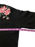 Moon & Madison 100% Acrylic Floral Black Pink Pullover Sweater Size M - photo 6