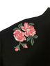 Moon & Madison 100% Acrylic Floral Black Pink Pullover Sweater Size M - photo 8